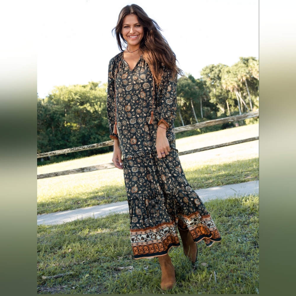 Natural Life Lula Floral Maxi Dress. Size XL.